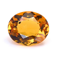 6.07 Ct. Orangish Yellow Citrine from Brazil Video
