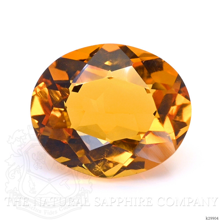 6.07 Ct. Orangish Yellow Citrine from Brazil