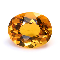5.59 Ct. Orangish Yellow Citrine from Brazil Video