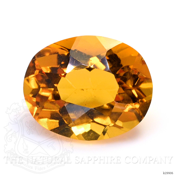 5.59 Ct. Orangish Yellow Citrine from Brazil