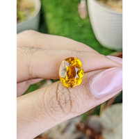 5.59 Ct. Orangish Yellow Citrine from Brazil Life Style