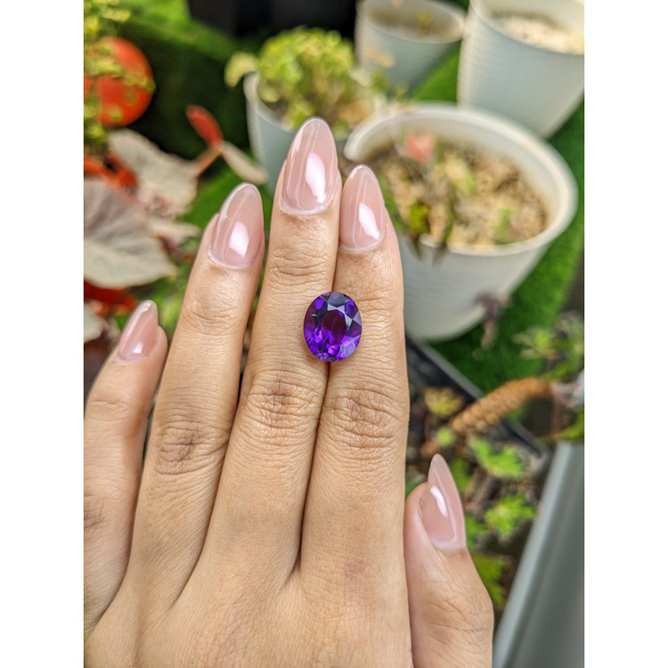 5.84 Ct. Purple Amethyst from Brazil