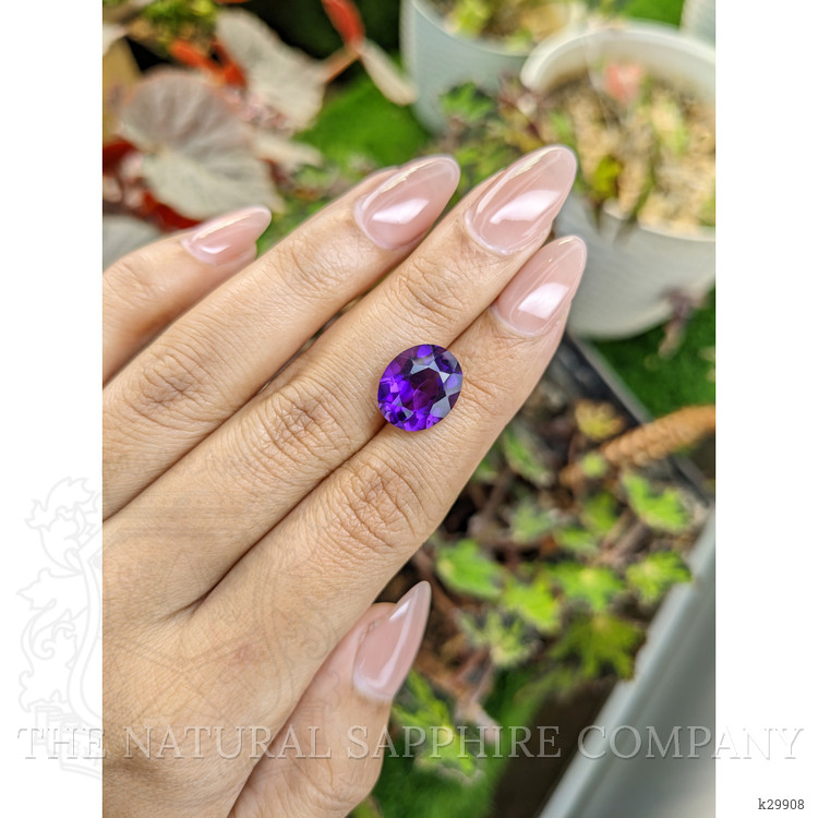 5.84 Ct. Purple Amethyst from Brazil