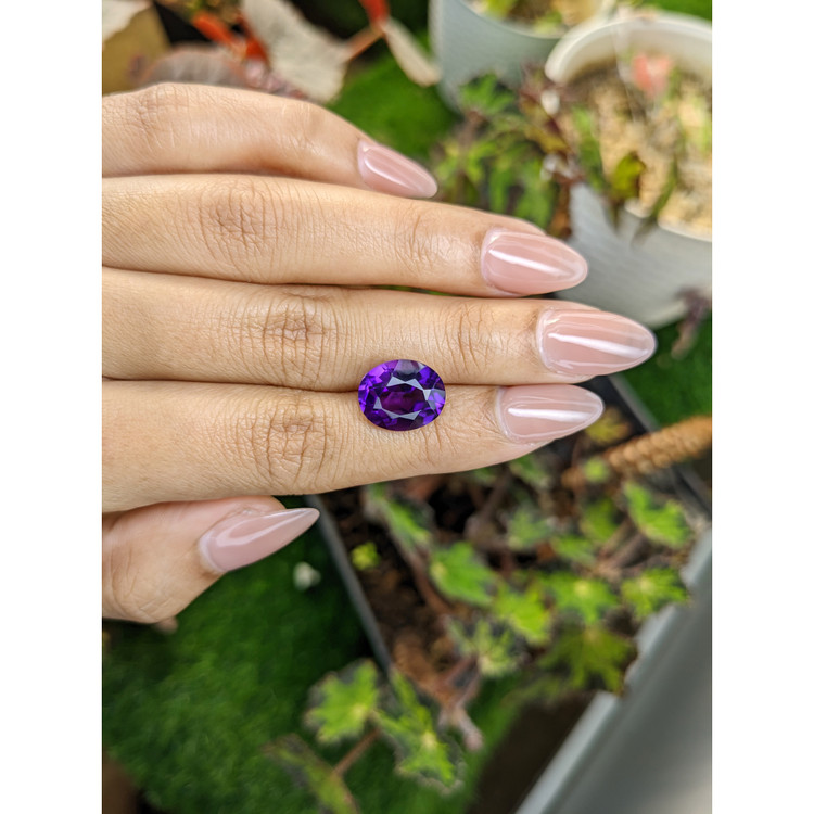 5.84 Ct. Purple Amethyst from Brazil
