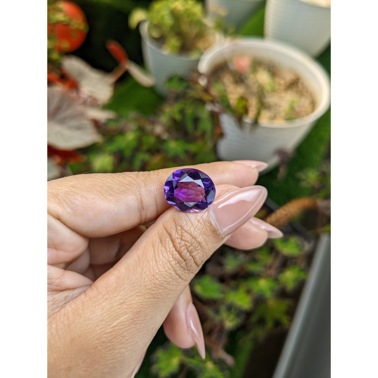 7.28 Ct. Purple Amethyst from Brazil