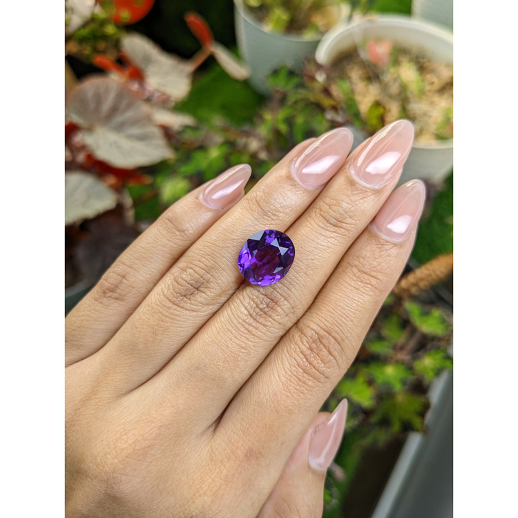 7.28 Ct. Purple Amethyst from Brazil