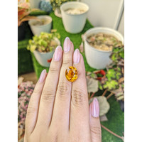 8.06 Ct. Orangish Yellow Citrine from Brazil Life Style