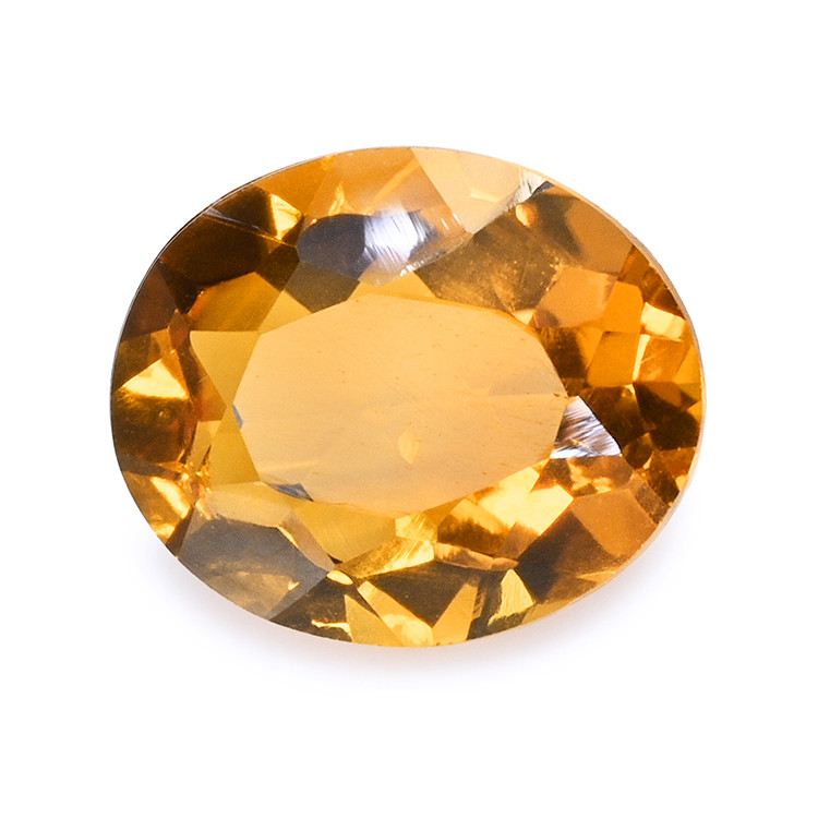 7.15 Ct. Orangish Yellow Citrine from Brazil