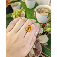 7.15 Ct. Orangish Yellow Citrine from Brazil Life Style