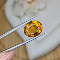 7.15 Ct. Orangish Yellow Citrine from Brazil Life Style