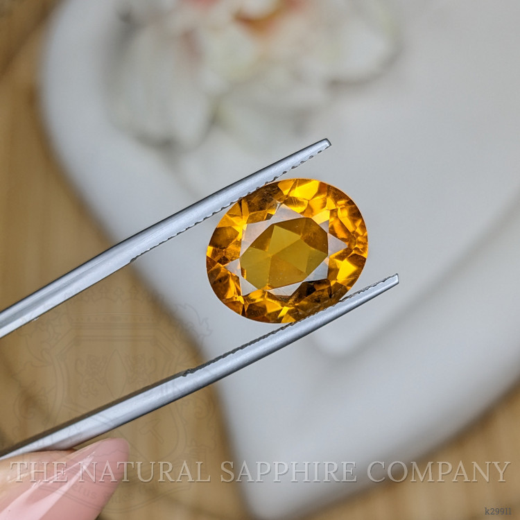 7.15 Ct. Orangish Yellow Citrine from Brazil