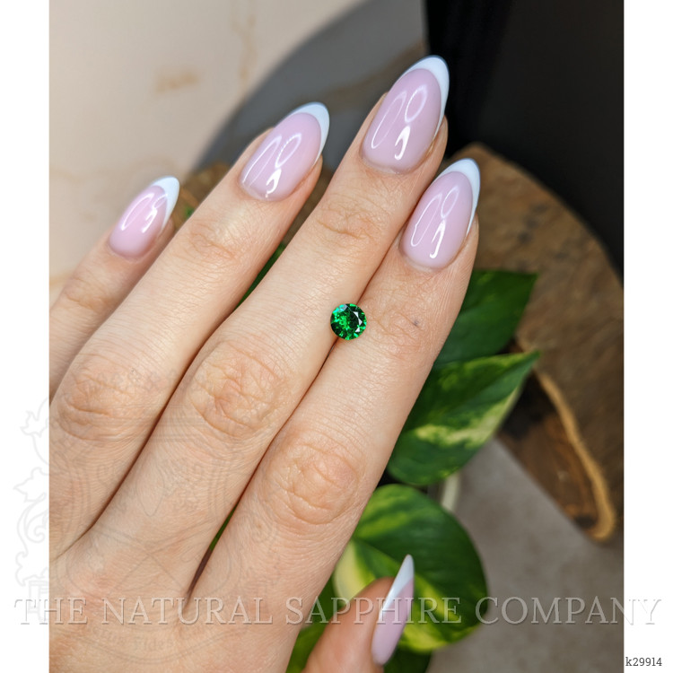0.66 Ct. Tsavorite Garnet from Tanzania