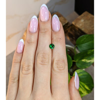 0.66 Ct. Tsavorite Garnet from Tanzania Life Style