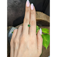 1.07 Ct. Tsavorite Garnet from Tanzania Life Style