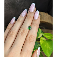 1.07 Ct. Tsavorite Garnet from Tanzania Life Style