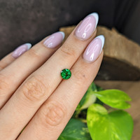 1.24 Ct. Tsavorite Garnet from Tanzania Life Style