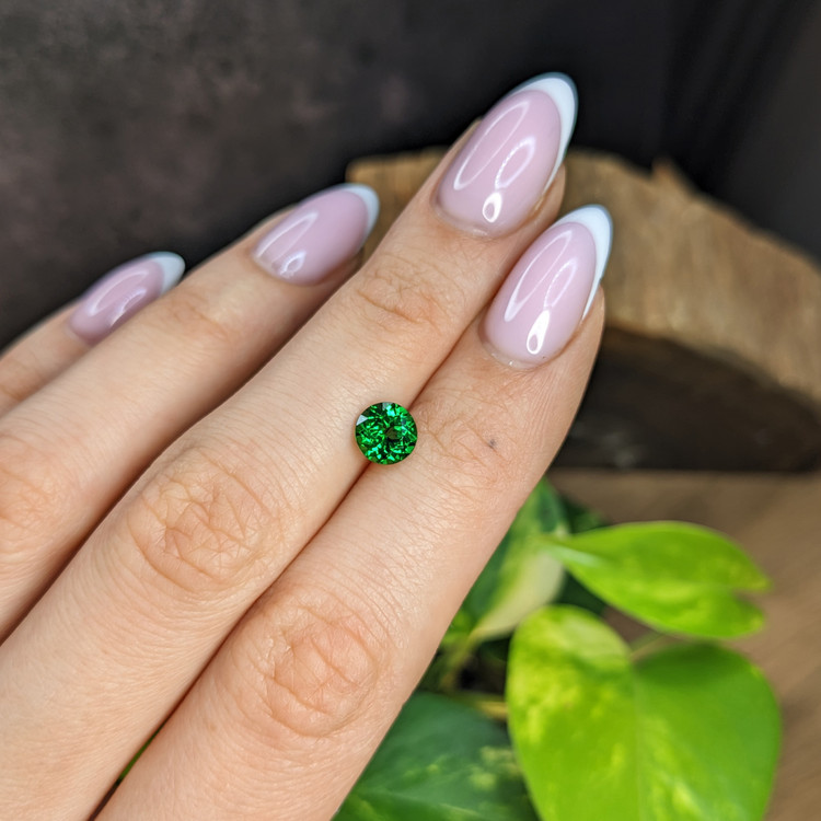 1.24 Ct. Tsavorite Garnet from Tanzania