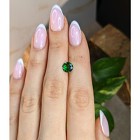 1.36 Ct. Tsavorite Garnet from Tanzania Life Style