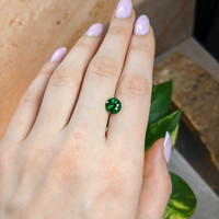 2.52 Ct. Tsavorite Garnet from Tanzania Life Style