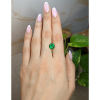 3.61 Ct. Tsavorite Garnet from Tanzania Life Style