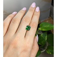 3.57 Ct. Tsavorite Garnet from Tanzania Life Style