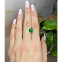 3.59 Ct. Tsavorite Garnet from Tanzania Life Style