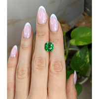 3.59 Ct. Tsavorite Garnet from Tanzania Life Style