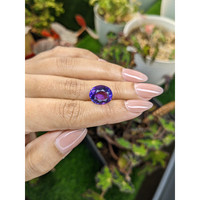 5.78 Ct. Purple Amethyst from Brazil Life Style