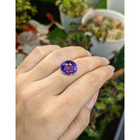 5.78 Ct. Purple Amethyst from Brazil Life Style