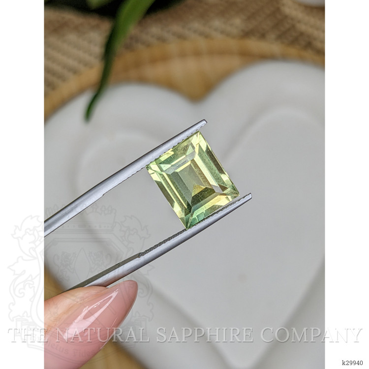 5.97 Ct. Yellowish Green Prasiolite from Brazil