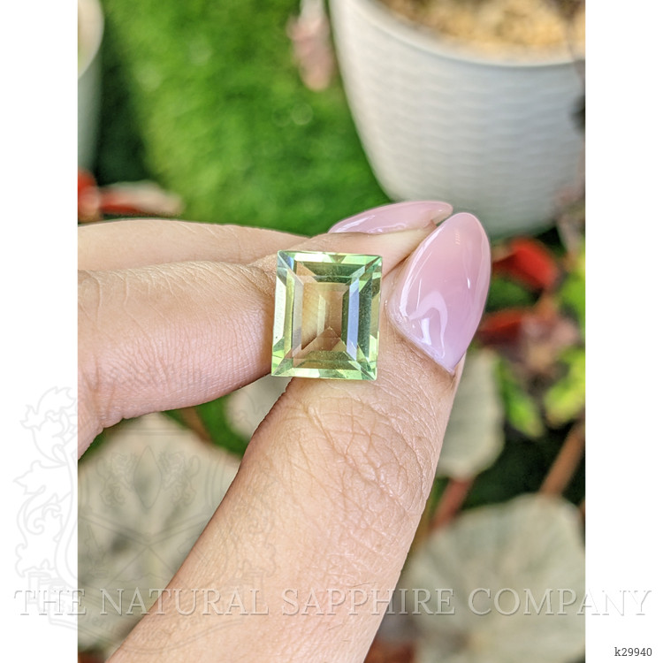 5.97 Ct. Yellowish Green Prasiolite from Brazil