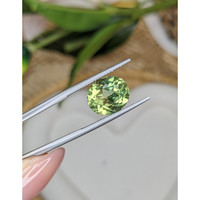 4.76 Ct. Yellowish Green Prasiolite from Brazil Life Style