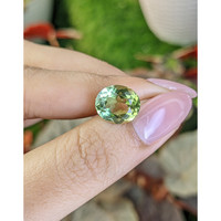 4.76 Ct. Yellowish Green Prasiolite from Brazil Life Style