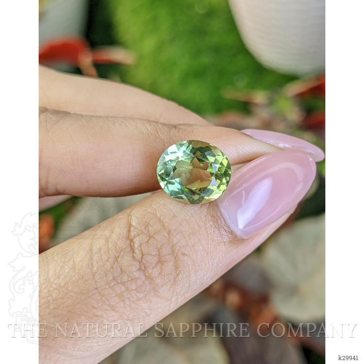 4.76 Ct. Yellowish Green Prasiolite from Brazil