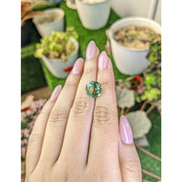 5.96 Ct. Green Prasiolite from Brazil Life Style