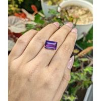 6.05 Ct. Purple Amethyst from Ceylon (Sri Lanka) Life Style