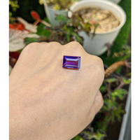 6.05 Ct. Purple Amethyst from Ceylon (Sri Lanka) Life Style