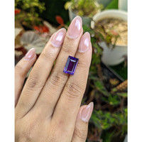 5.70 Ct. Purple Amethyst from Ceylon (Sri Lanka) Life Style