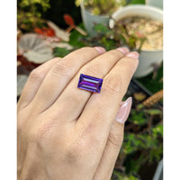 5.70 Ct. Purple Amethyst from Ceylon (Sri Lanka) Life Style