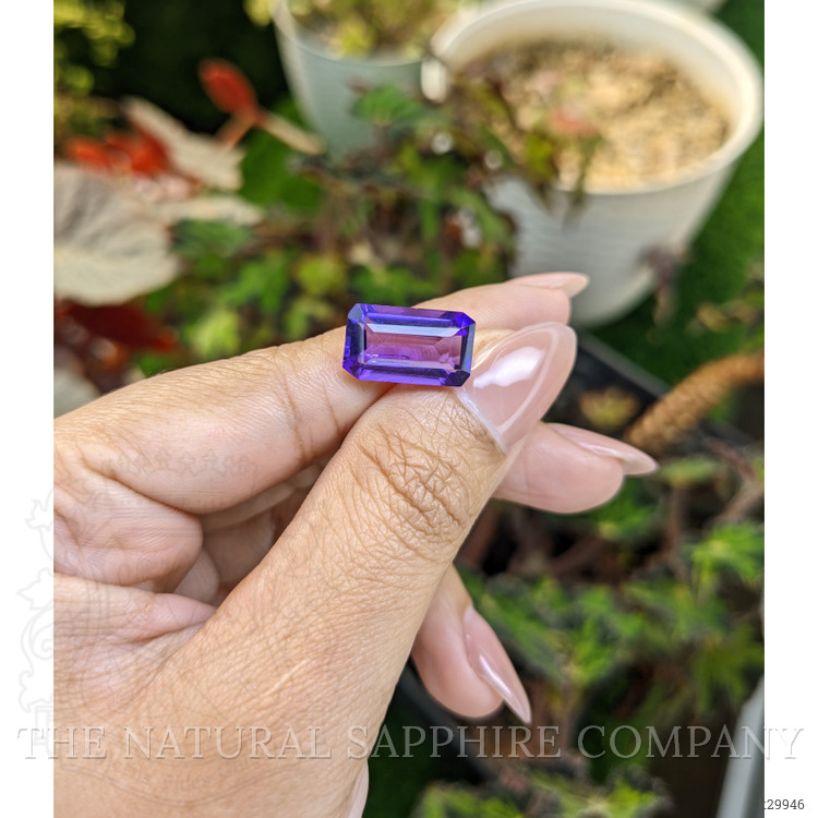 6.28 Ct. Purple Amethyst from Ceylon (Sri Lanka)