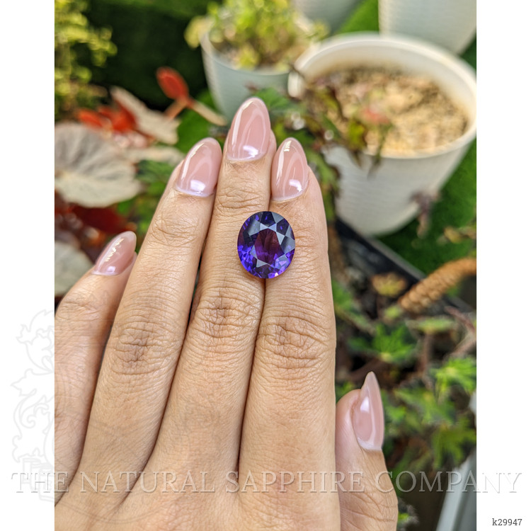8.73 Ct. Purple Amethyst from Ceylon (Sri Lanka)