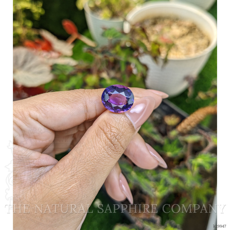 8.73 Ct. Purple Amethyst from Ceylon (Sri Lanka)