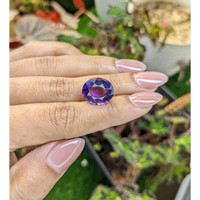 8.73 Ct. Purple Amethyst from Ceylon (Sri Lanka) Life Style