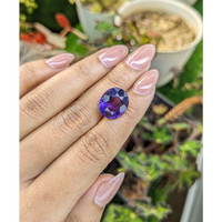 8.73 Ct. Purple Amethyst from Ceylon (Sri Lanka) Life Style