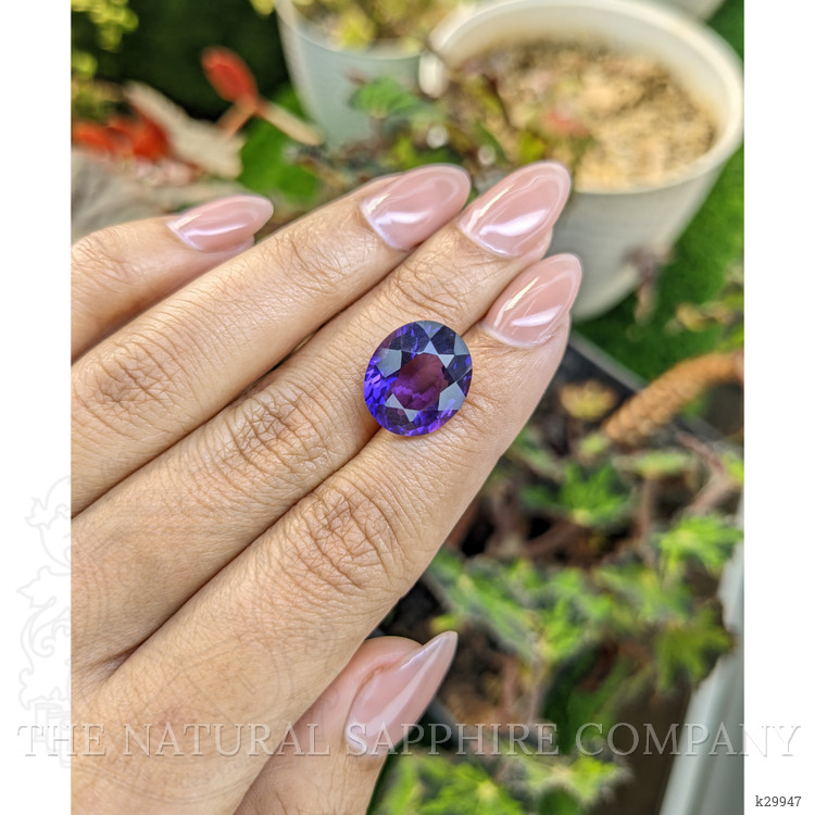 8.73 Ct. Purple Amethyst from Ceylon (Sri Lanka)