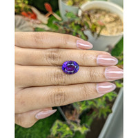 6.07 Ct. Purple Amethyst from Ceylon (Sri Lanka) Life Style
