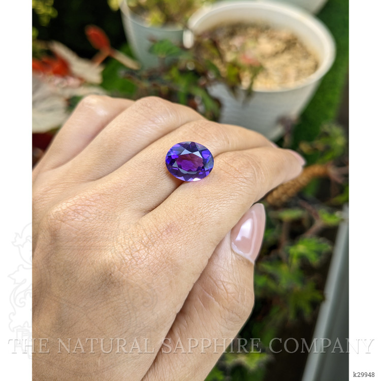 6.07 Ct. Purple Amethyst from Ceylon (Sri Lanka)