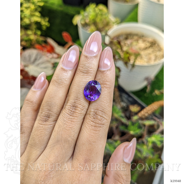 6.07 Ct. Purple Amethyst from Ceylon (Sri Lanka)
