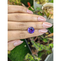 5.93 Ct. Purple Amethyst from Ceylon (Sri Lanka) Life Style