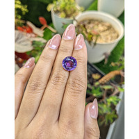 6.05 Ct. Purple Amethyst from Ceylon (Sri Lanka) Life Style